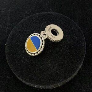 Pandora Ukraine Flag Exclusive Charm Pendant